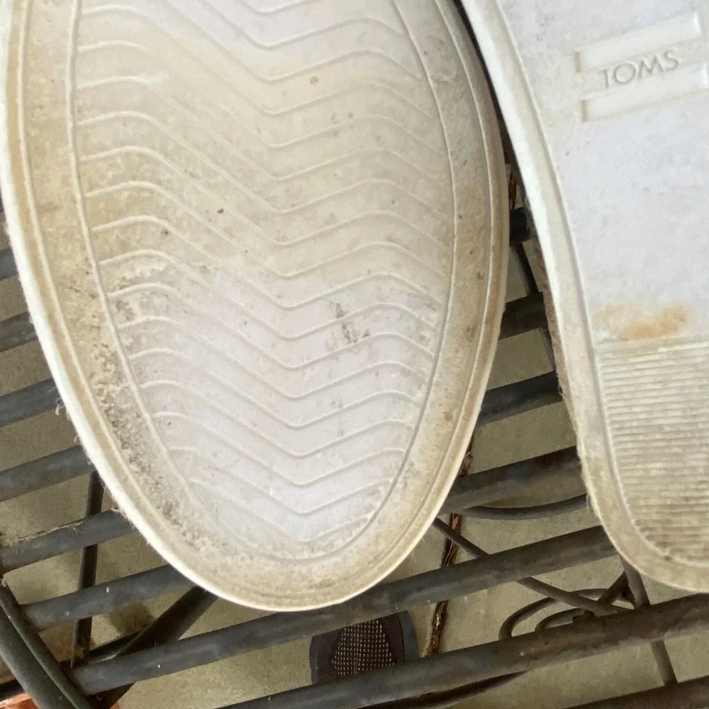 Toms Monica Tie Dye Shoe‎ 10 Wide Blue White Mule Beach Cruise Boho July 4